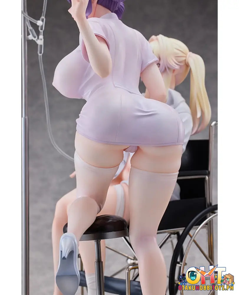 (18 + ) Hotvenus Moehime Union - Yuri & Stella 1/4 Hospital Ver. Scale Figure