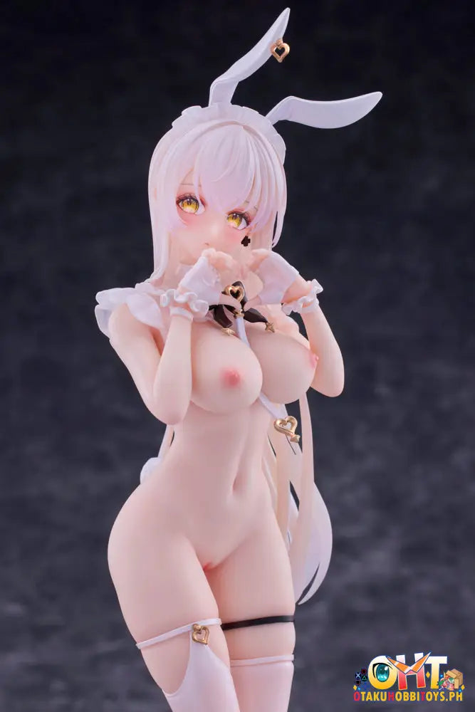 (18+) Lastzdesign Illustrated By Yuge 1/7 White Bunny Lucille Deluxe Ver. Scale Figure