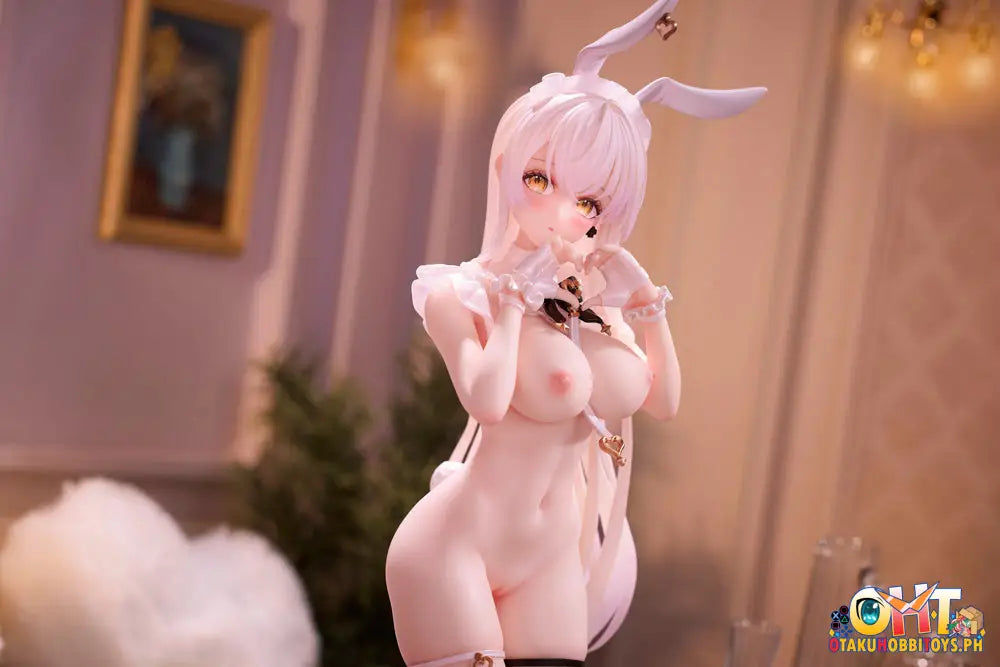 (18+) Lastzdesign Illustrated By Yuge 1/7 White Bunny Lucille Scale Figure