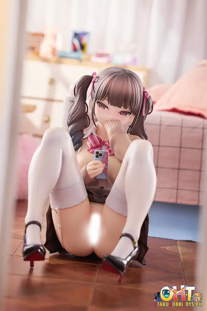 (18 + ) Pink・Cat Daiki Kase Original Character 1/6 Jidori Shoujo (Selfie Girl) Scale Figure