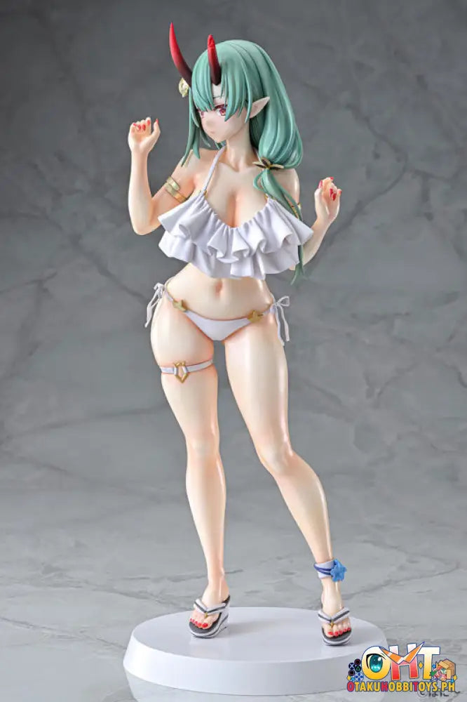 (18 + ) Q - Six Hitoyo - Chan No Junan 1/6 Akari - Chan Glossy Ver. Scale Figure