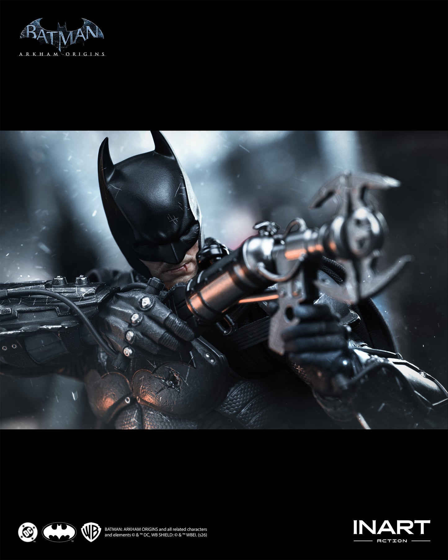 INART Action Batman: Arkham Origins Batman (Battle Damaged Version) Action Figure