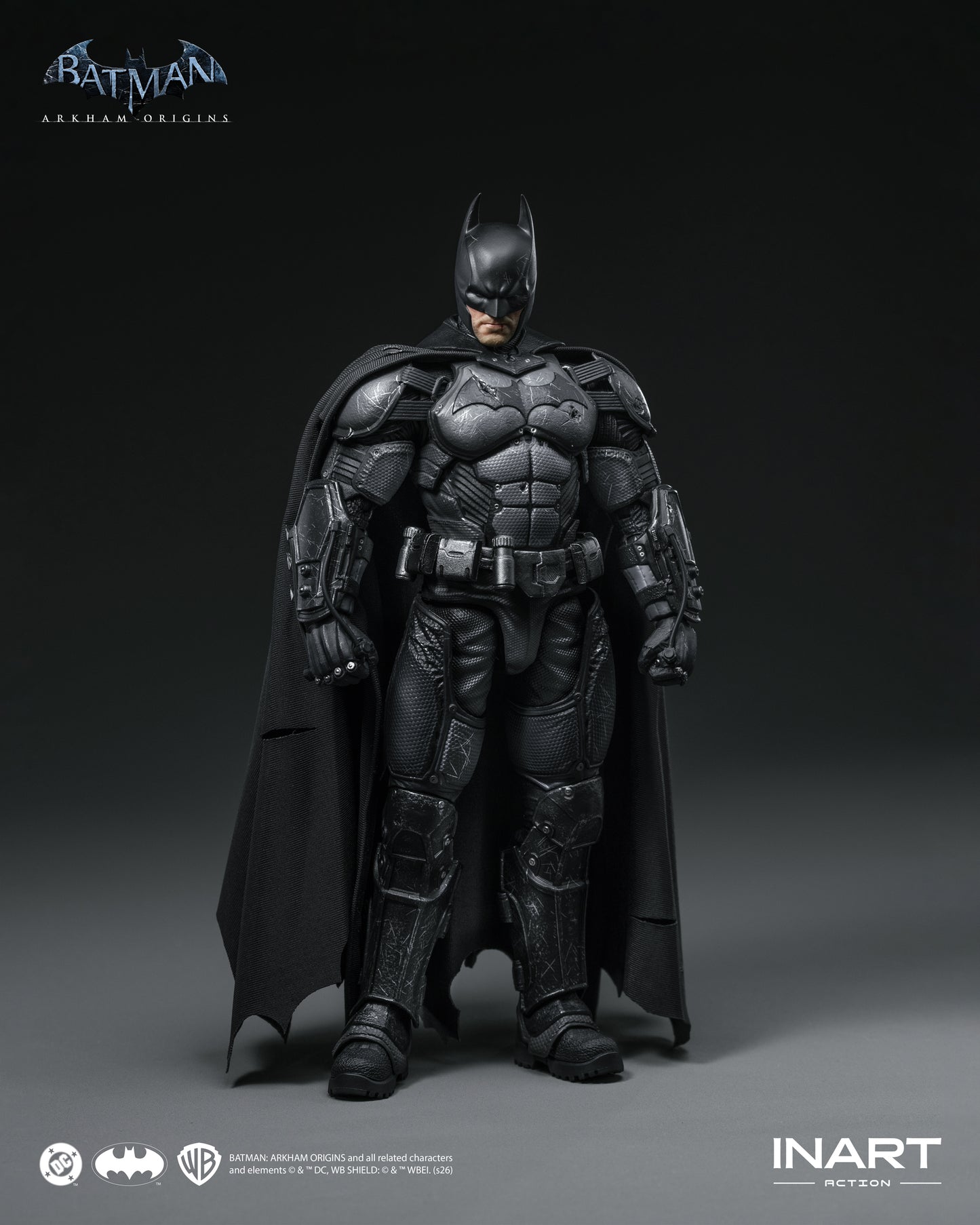 INART Action Batman: Arkham Origins Batman (Battle Damaged Version) Action Figure