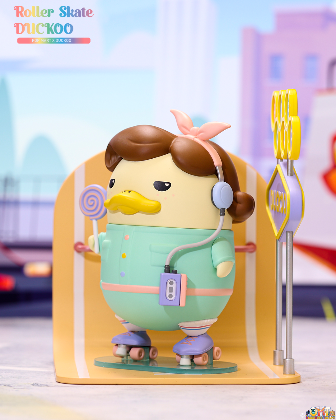 POP MART DUCKOO Roller Skate Figurine