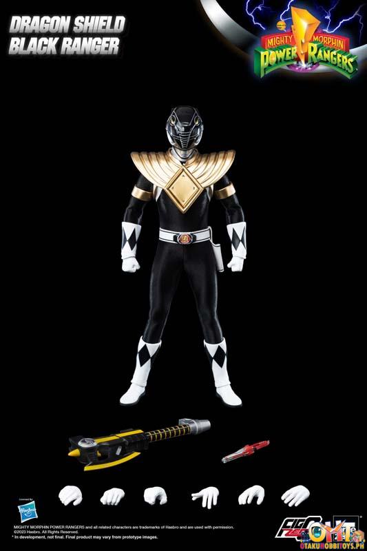 Threezero Mighty Morphin Power Rangers FigZero 1/6 Dragon Shield Black Ranger (US Ver.)