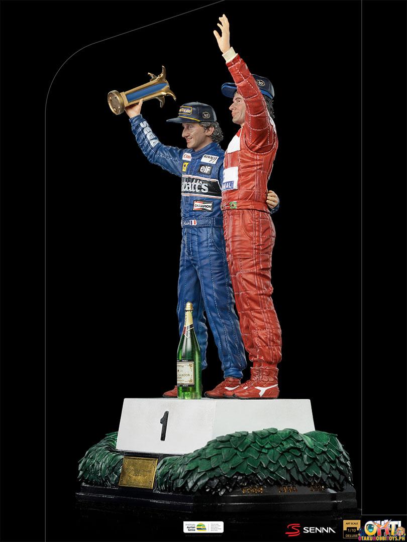 Iron Studios 1/10 Alain Prost and Ayrton Senna, The Last Podium Deluxe Art Scale