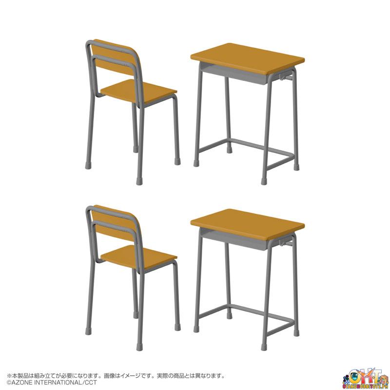 Azone AzoPla Series 1/6 School Desk and Chair Plastic Model Kit