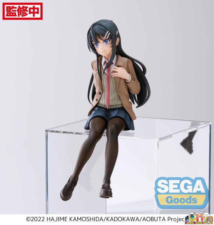 Sega Rascal Does Not Dream of a Knapsack Kid PM Perching Figure Mai Sakurajima