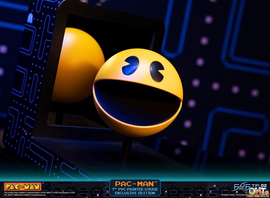 First 4 Figures 7" PVC Painted Statue PAC-MAN (Standard Edition)