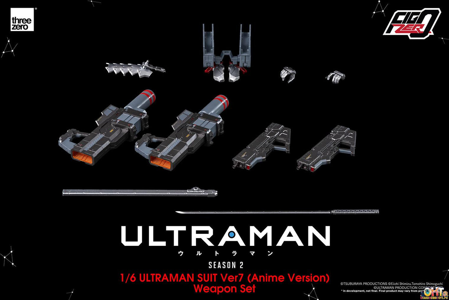 Threezero FigZero 1/6 ULTRAMAN SUIT Ver7 (Anime Version) Weapon Set