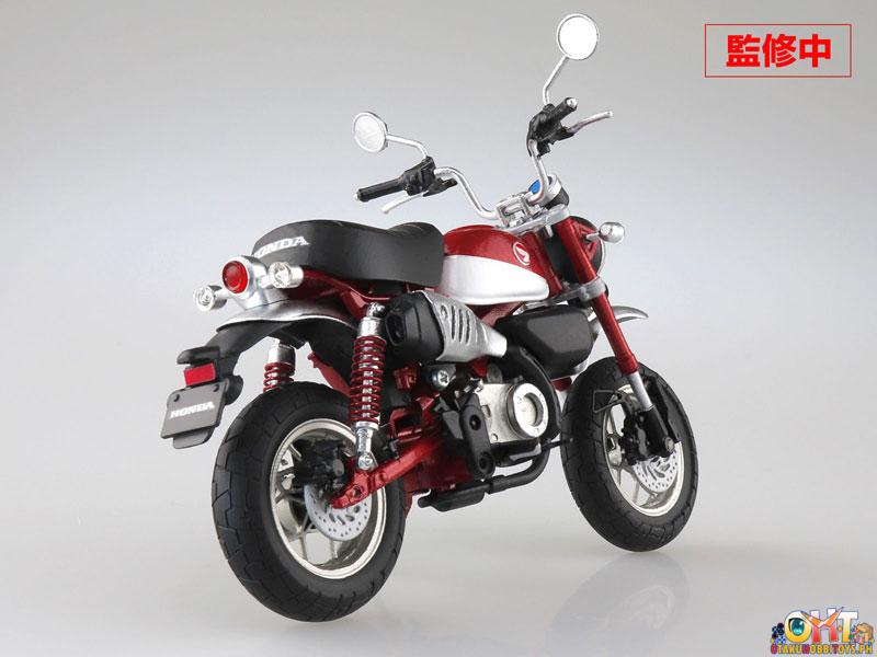 Aoshima 1/12 Honda Monkey125 Pearl Nebula Red / Pearl Glittering Blue / Banana Yellow
