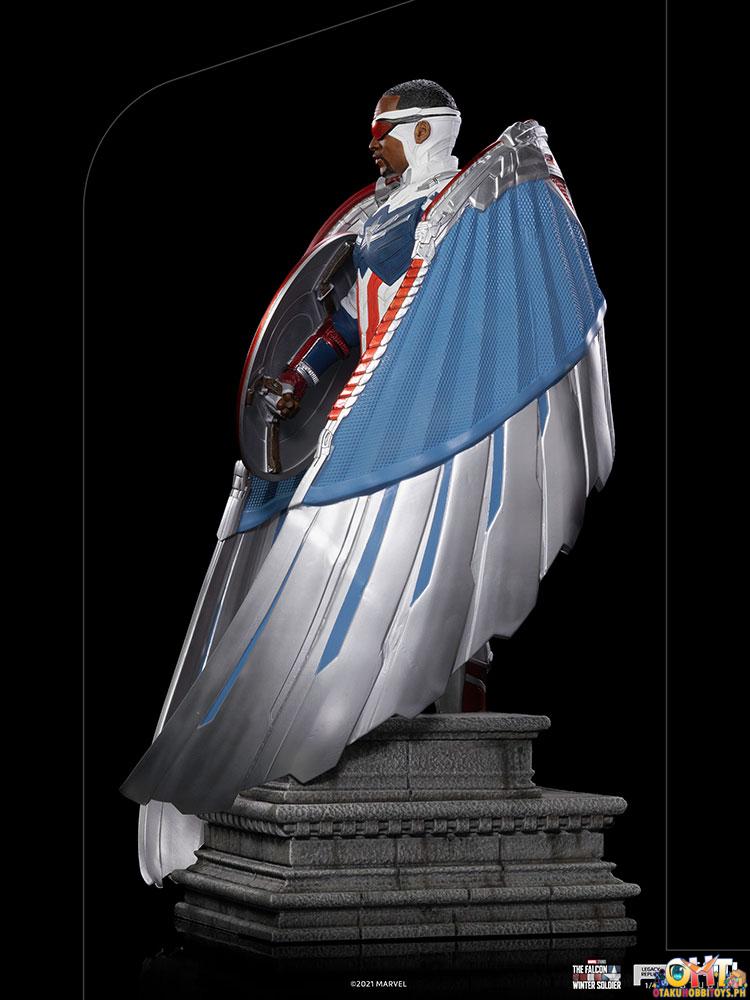 Iron Studios Falcon and the Winter Soldier 1/4 Captain America Sam Wilson (Closed Wings Version) Legacy Replica