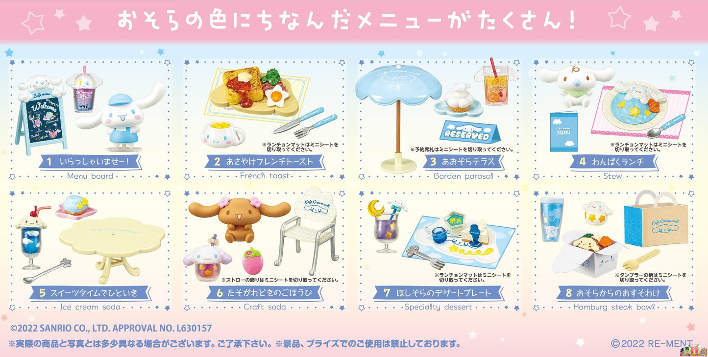 [RE-OFFER] Re-Ment Cafe Cinnamoroll [Box of 8]