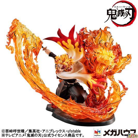 Megahouse Precious G.E.M. Series Demon Slayer: Kimetsu no Yaiba Kyojuro Rengoku Fifth Form: Flame Tiger