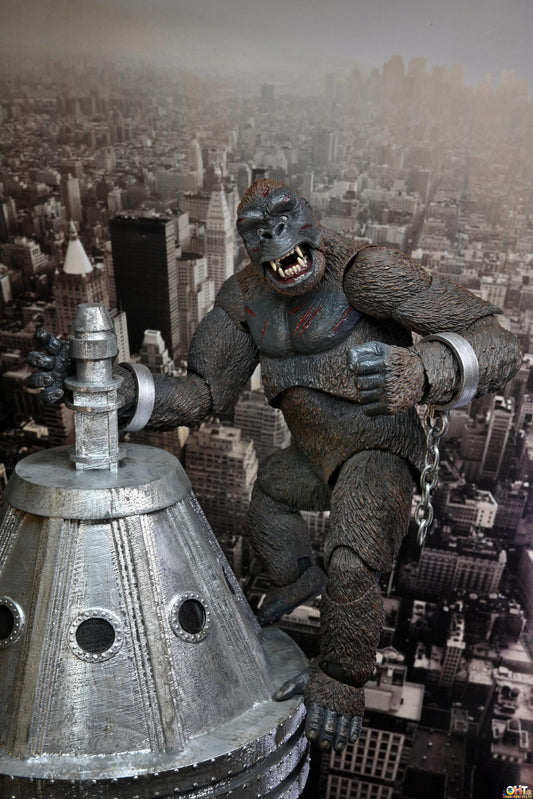 NECA 7” Scale Action Figure Ultimate King Kong - King Kong (Concrete Jungle)