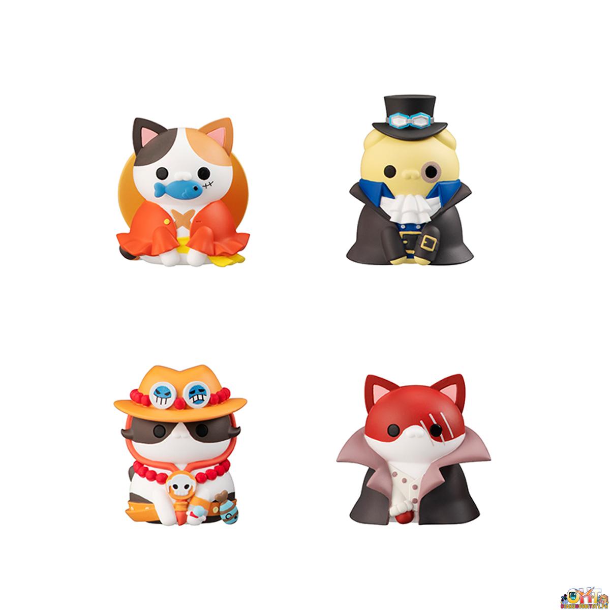 Megahouse MEGA CAT PROJECT One Piece Nyan Piece Meow! I'll Become the Pirate King, Meow! (set of 8)【with gift】