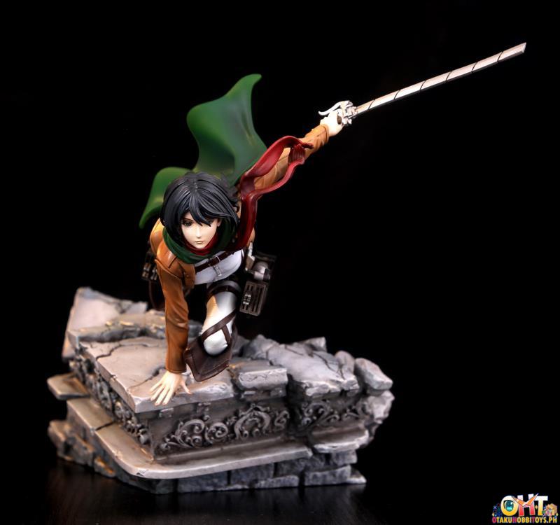 Kinetiquettes Attack on Titan 1/10 Mikasa Ackerman Scale Diorama