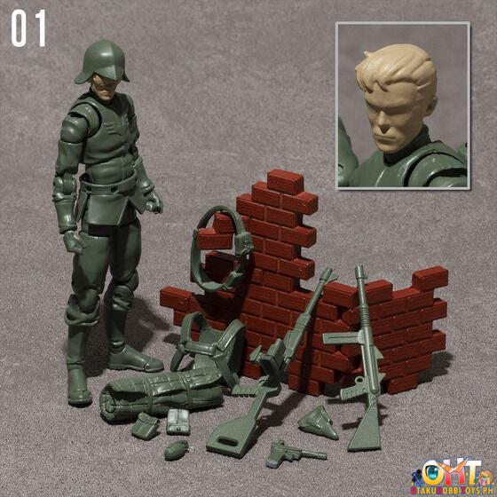Megahouse G.M.G. PROFESSIONAL: Mobile Suit Gundam - Zeon Principality Army Soldier 01-03 Set [Packaging with special box]