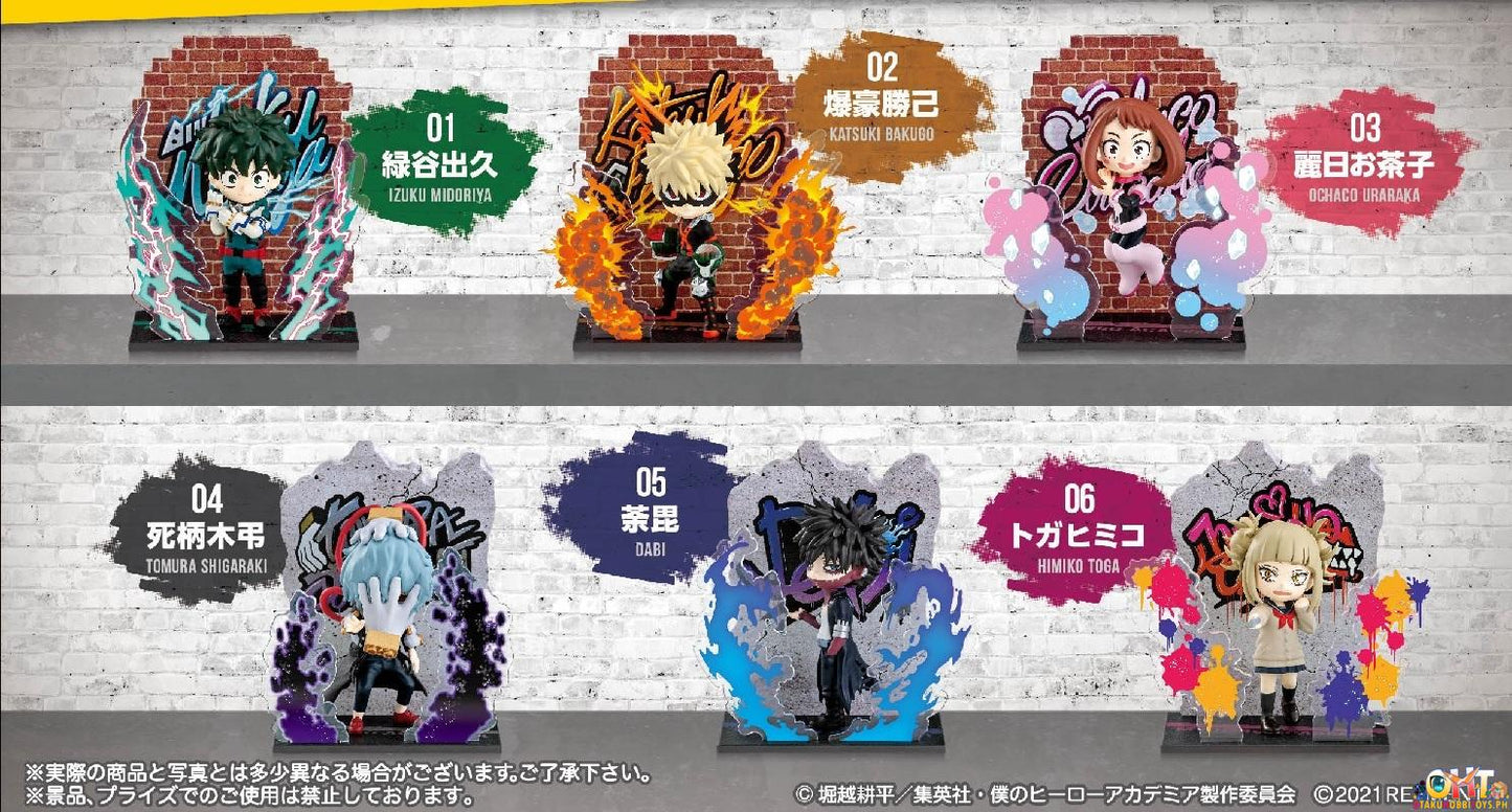 Re-Ment My Hero Academia Wall Art Collection - Heroes & Villains (Box of 6)