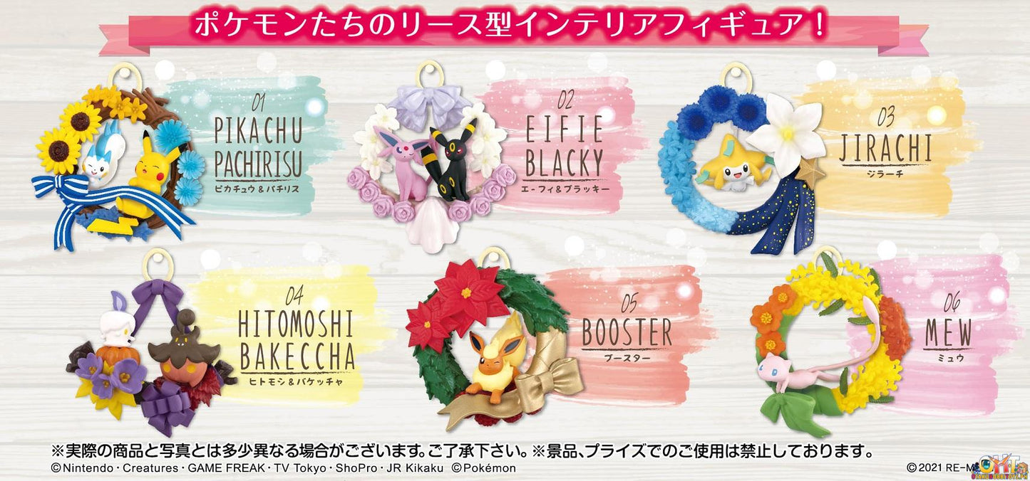 [RE-OFFER] Re-Ment Pokemon Wreath Collection Seasonal Gift [Box of 6]