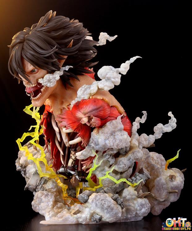 Kinetiquettes Attack on Titan 1/10 Eren Yeager Attack Titan Scale Diorama