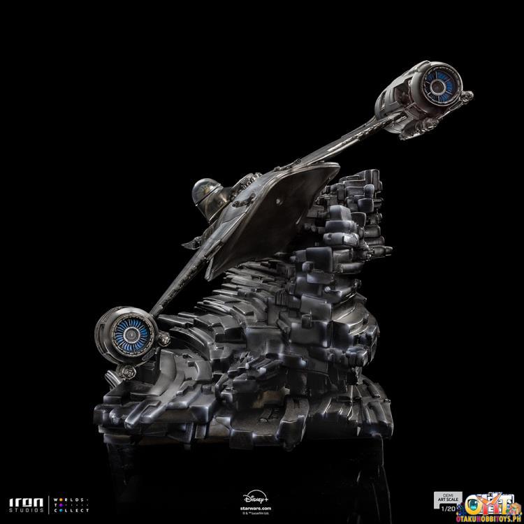 Iron Studios Star Wars: The Book of Boba Fett 1/20 Mando's N-1 Starfighter Demi Art Scale