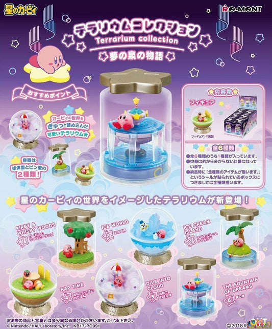 [RE-OFFER] Re-Ment Kirby Terrarium Story of Dreaming Fountain (Box of 6) - KIRBY