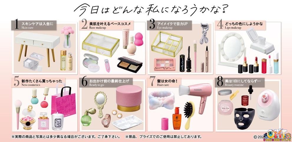 Re-Ment Petit Sample Makeup Dresser (Box of 8)