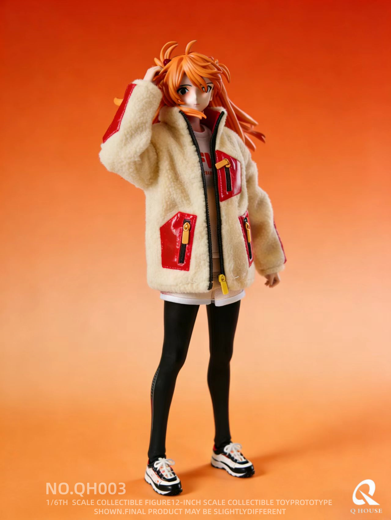 Q HOUSE 1/6 Evangelion Asuka Action Figure QH003