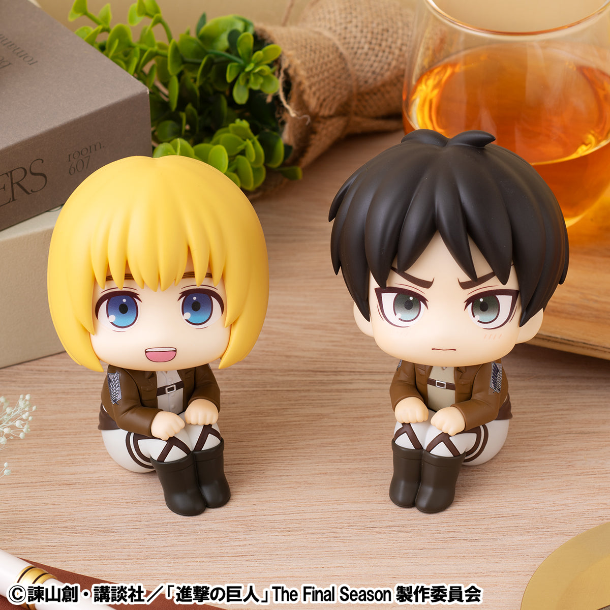Megahouse Lookup Attack on Titan Armin Arlert & Ellen Jaeger Grumpy Ver. set [with gift]