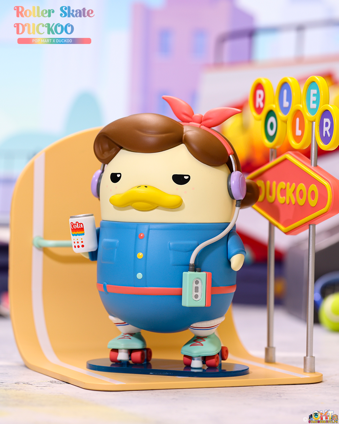 POP MART DUCKOO Roller Skate Figurine