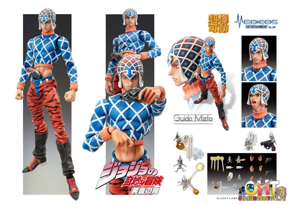 [2Nd Reissue] Medicos Super Action Statue Jojo’s Bizarre Adventure Part.v Guido Mista & S.p.