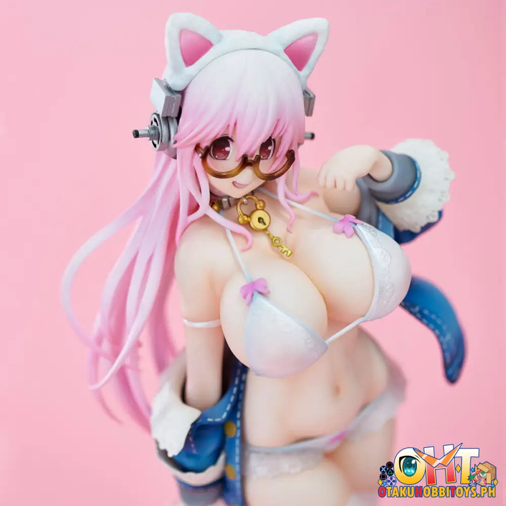 [2Nd Reissue] Union Creative Super Sonico White Cat Ver. Scale Figure