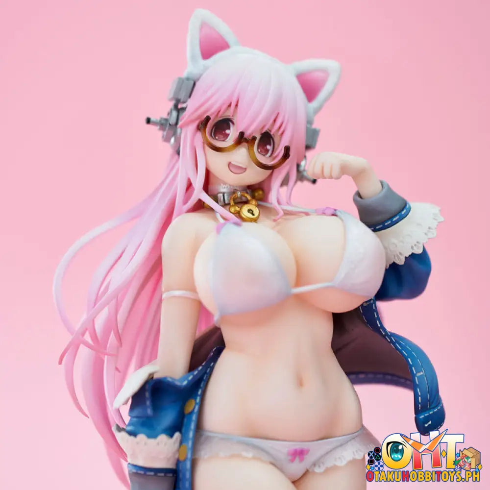 [2Nd Reissue] Union Creative Super Sonico White Cat Ver. Scale Figure