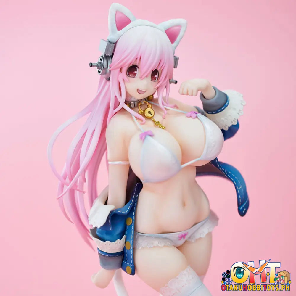 [2Nd Reissue] Union Creative Super Sonico White Cat Ver. Scale Figure