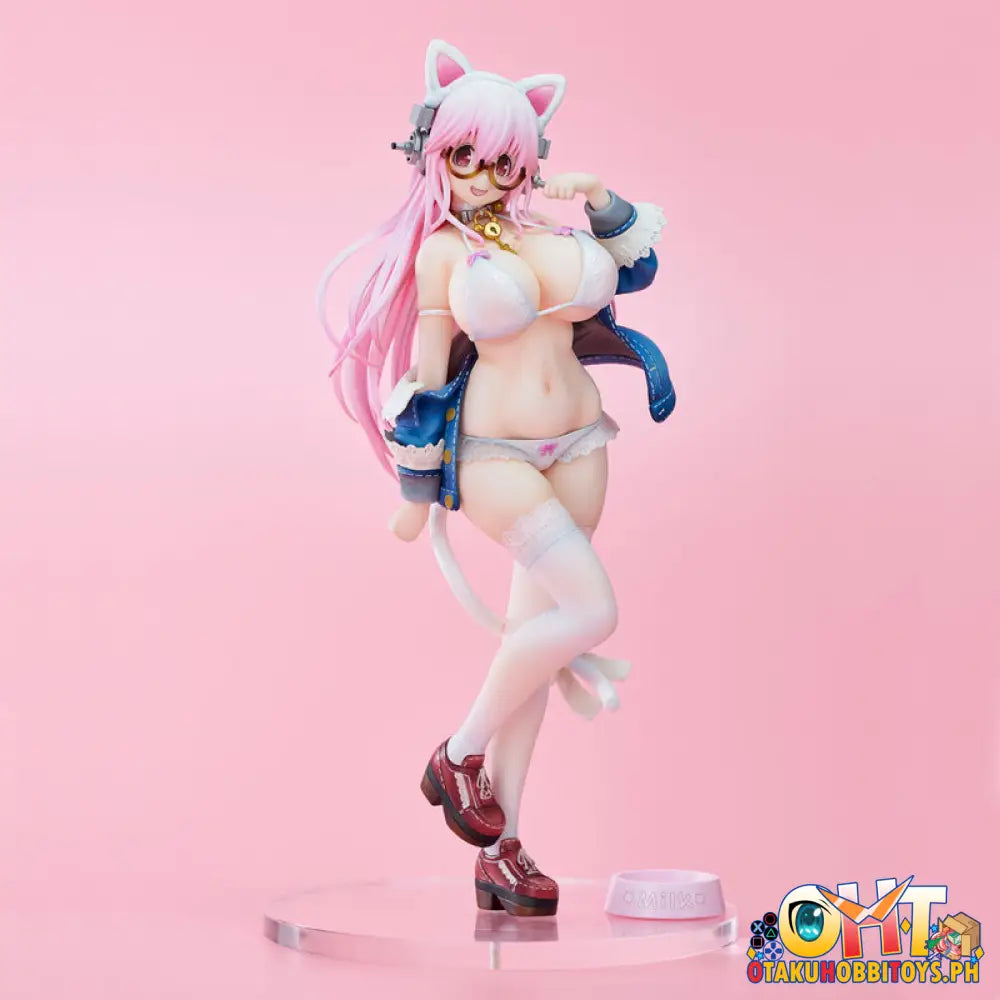 [2Nd Reissue] Union Creative Super Sonico White Cat Ver. Scale Figure