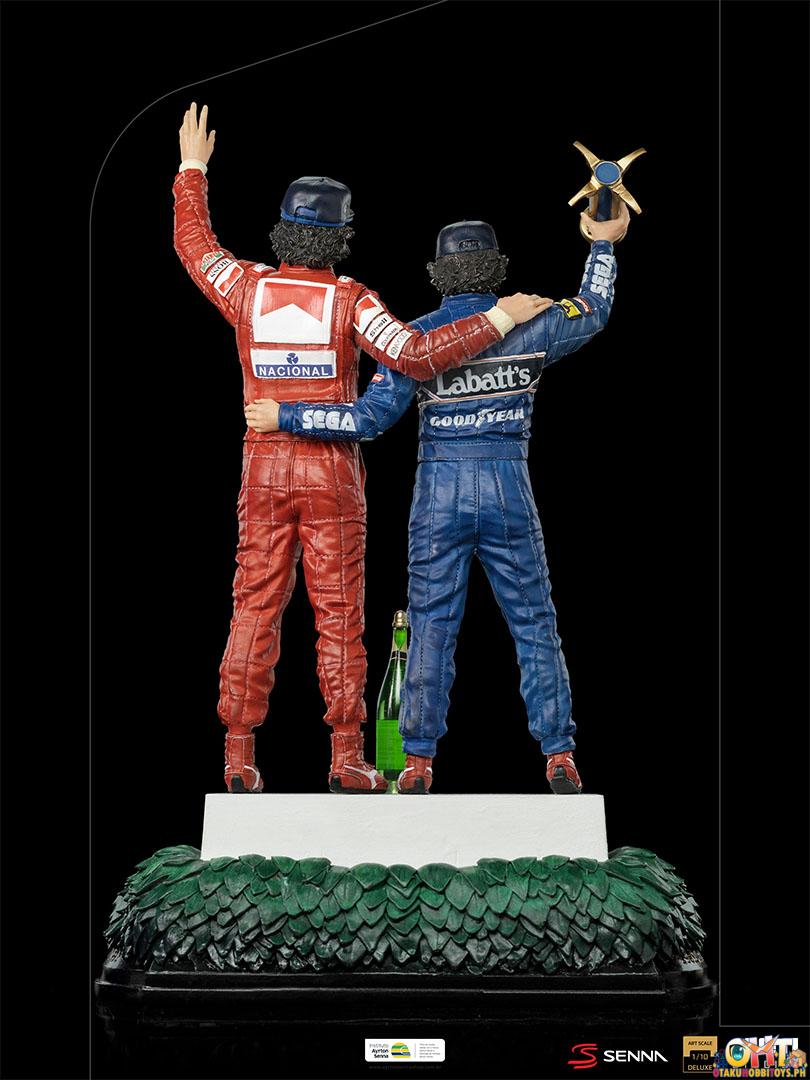 Iron Studios 1/10 Alain Prost and Ayrton Senna, The Last Podium Deluxe Art Scale