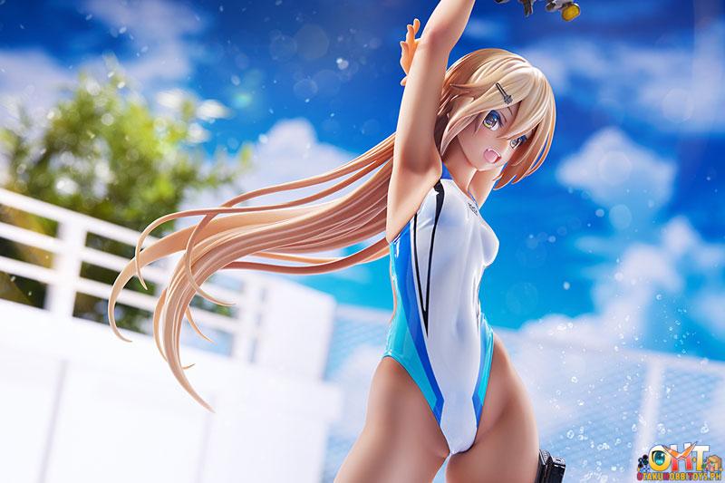 Amakuni ARMS NOTE 1/7 Kouhai-chan of the Swimming Club Blue Line Swimsuit Ver.