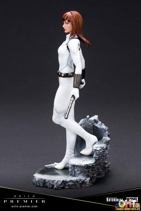 Kotobukiya ARTFX Premier Statue 1/10 Black Widow White Costume Limited Edition - MARVEL UNIVERSE