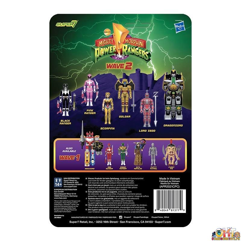 SUPER7 Mighty Morphin Power Rangers ReAction Figure Wave 2 - Pink Ranger