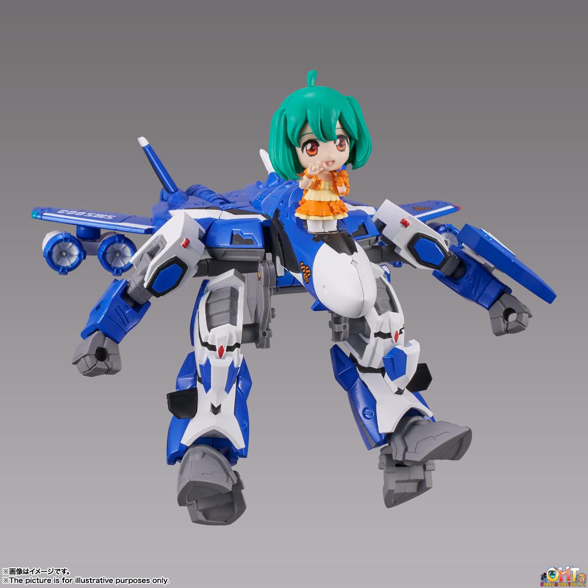 TINY SESSION VF-25G Messiah Valkyrie (Michel machine) with Ranka - MACROSS F