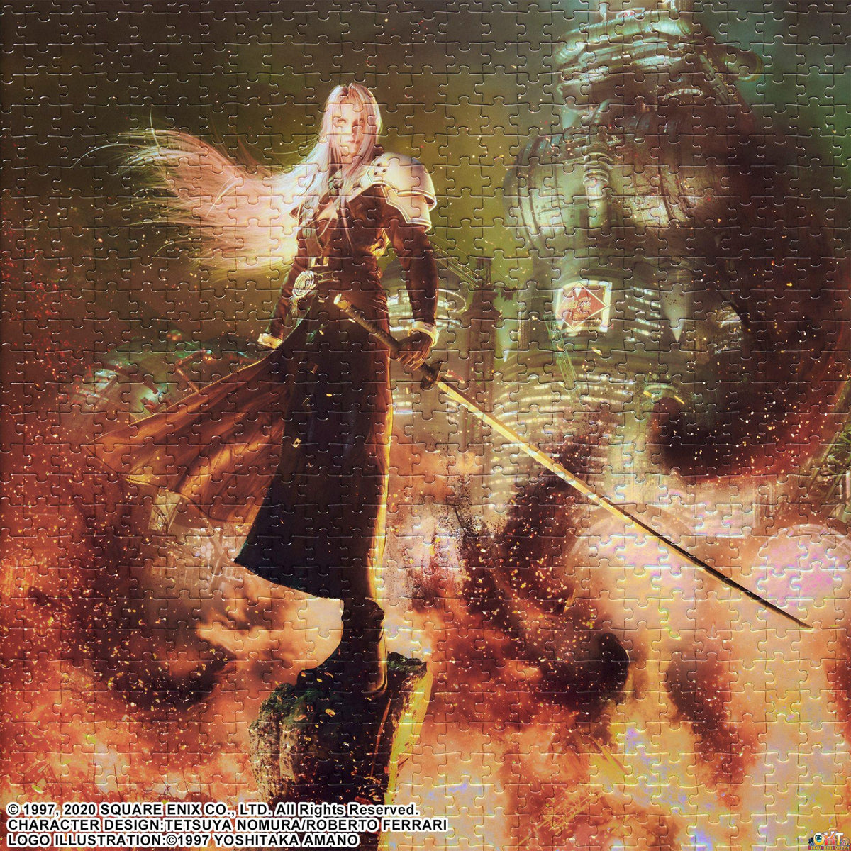 Square Enix FINAL FANTASY VII REMAKE Premium Jigsaw Puzzle Sephiroth Key Art - 1000 PIECE