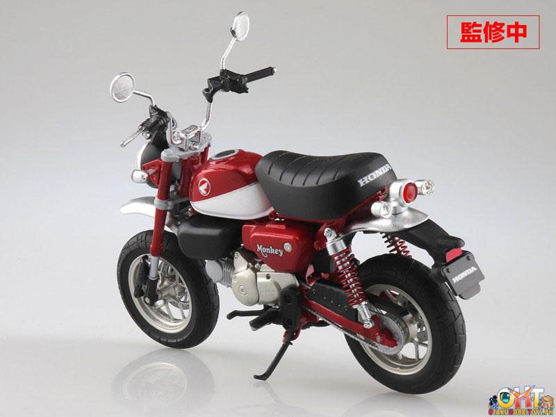 Aoshima 1/12 Honda Monkey125 Pearl Nebula Red / Pearl Glittering Blue / Banana Yellow