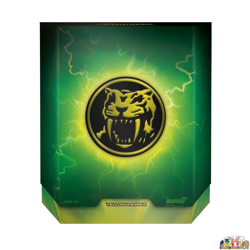 SUPER7 Mighty Morphin Power Rangers ULTIMATES! Wave 1 Yellow Ranger 7-Inch Scale Action Figure