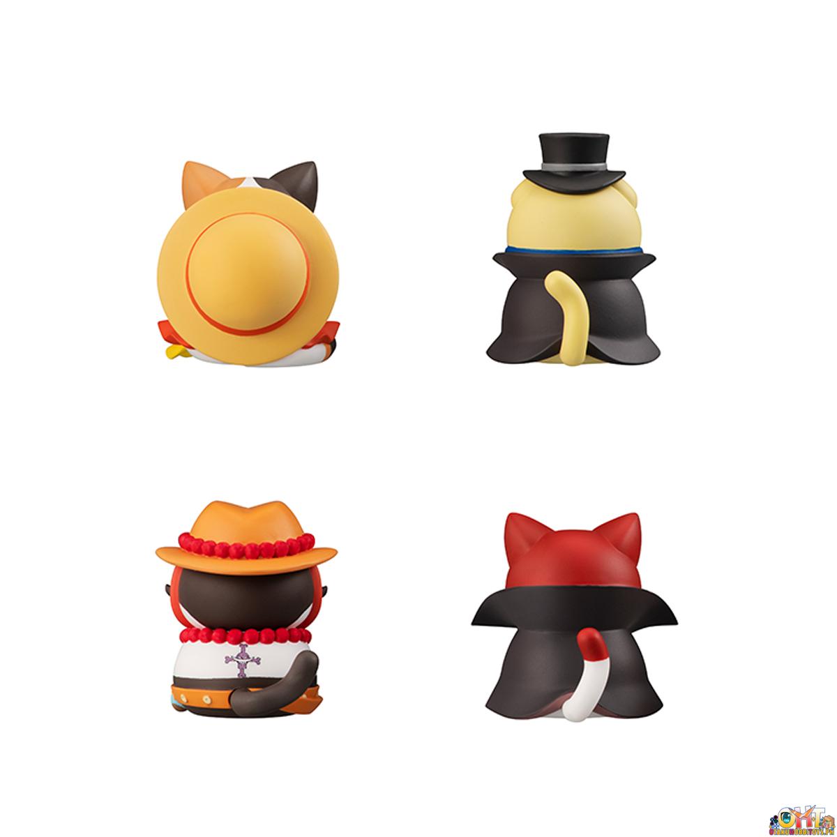 Megahouse MEGA CAT PROJECT One Piece Nyan Piece Meow! I'll Become the Pirate King, Meow! (set of 8)【with gift】