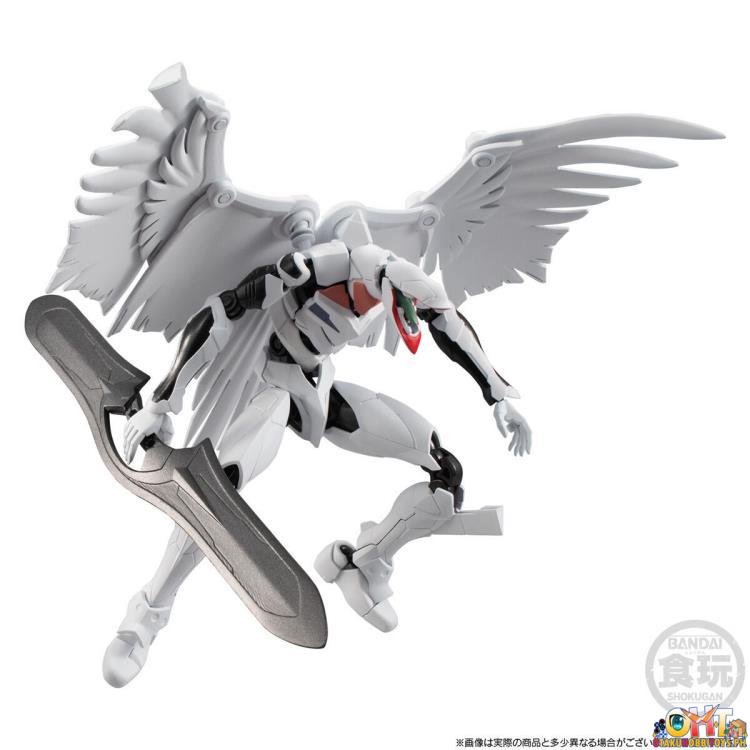 Bandai EVA-FRAME-EX: Neon Genesis Evangelion EVA MASS PRODUCTION MODEL 3 Pieces Set W/O Gum