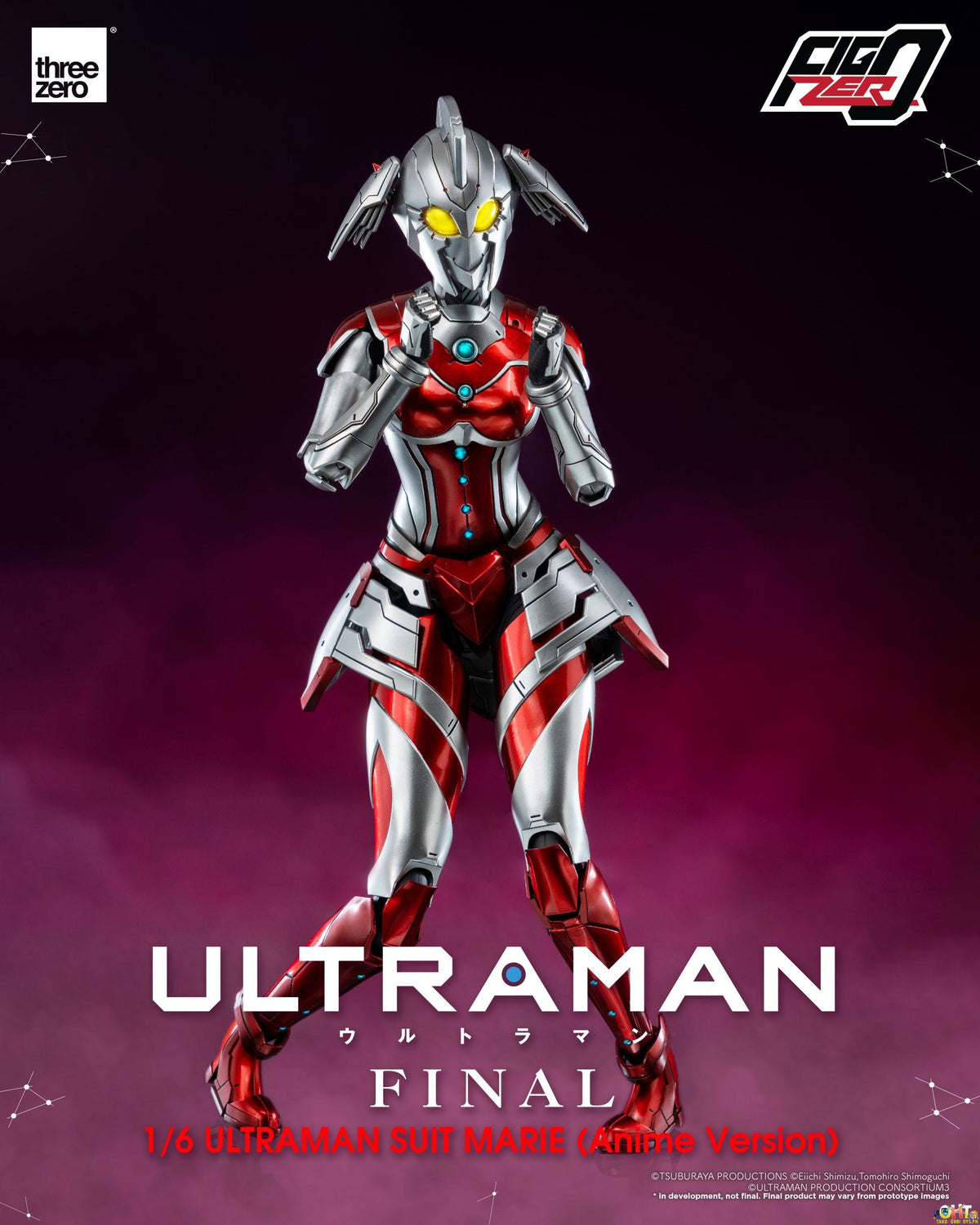 Threezero ULTRAMAN FINAL Season FigZero 1/6 ULTRAMAN SUIT MARIE (Anime Version)