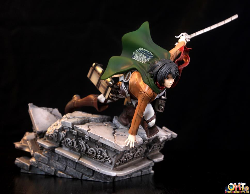 Kinetiquettes Attack on Titan 1/10 Mikasa Ackerman Scale Diorama