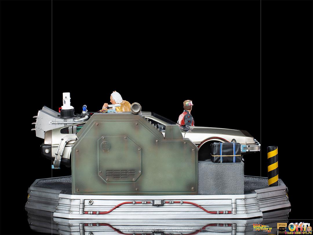 Iron Studios Back to the Future Part II 1/10 DeLorean Full Set Deluxe - Art Scale