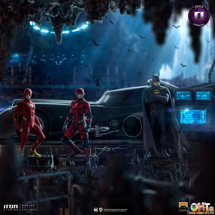 Iron Studios The Flash (2023) 1/10 Batmobile Deluxe Art Scale